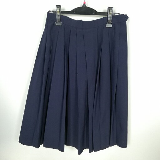 スクールスカート 夏物 w63-丈64 紺 中学 高校 プリーツ 学生服 制服 女子 中古 HK8557 スクールスカート 夏物 w63-丈64 紺 中学 高校 プリーツ 学生服 制服 女子 中古 HK8557