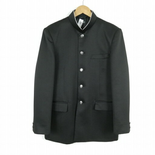 学生服 学ラン 180A 男子 上着 丸洗い可 標準型学生服 ラウンドカラー カシドス 黒 中古 ランクC a3 JJ6572 学生服 学ラン 180A 男子 上着 丸洗い可 標準型学生服 ラウンドカラー カシドス 黒 中古 ランクC a3 JJ6572