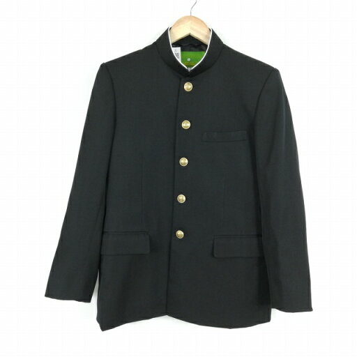 学生服 学ラン 165A 男子 上着 丸洗い可 ウール混 標準型学生服 ラウンドカラー カシドス 黒 中古 ランクB a3 JJ6574 学生服 学ラン 165A 男子 上着 丸洗い可 ウール混 標準型学生服 ラウンドカラー カシドス 黒 中古 ランクB a3 JJ6574
