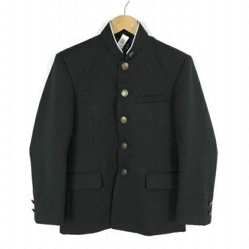 学生服 学ラン 155A 男子 上着 丸洗い可 標準型学生服 ラウンドカラー カシドス 黒 中古 ランクC a3 JJ6598 学生服 学ラン 155A 男子 上着 丸洗い可 標準型学生服 ラウンドカラー カシドス 黒 中古 ランクC a3 JJ6598