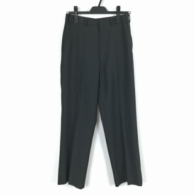 学生ズボン 夏物 W68 標準型学生服 男子 学ラン 夏ズボン ノータック 中古 黒 ランクB a2 PP4529