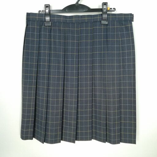 スクールスカート 大きいサイズ 冬物 w80-丈56 チェック 中学 高校 プリーツ 学生服 制服 女子 中古 HK0705 スクールスカート 大きいサイズ 冬物 w80-丈56 チェック 中学 高校 プリーツ 学生服 制服 女子 中古 HK0705