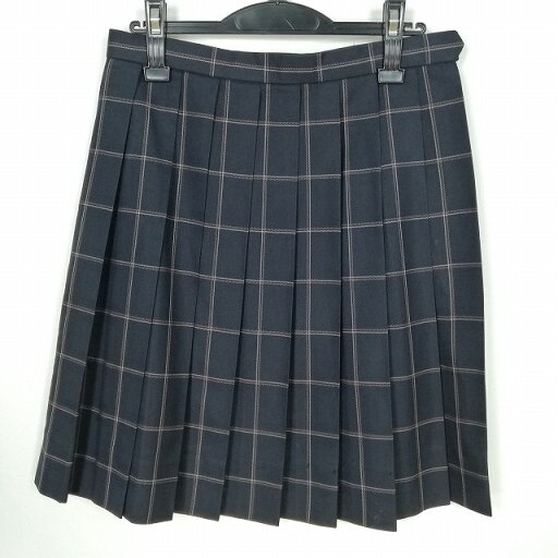 スクールスカート 冬物 w69-丈53 チェック 中学 高校 プリーツ 学生服 制服 女子 中古 HK0707 スクールスカート 冬物 w69-丈53 チェック 中学 高校 プリーツ 学生服 制服 女子 中古 HK0707