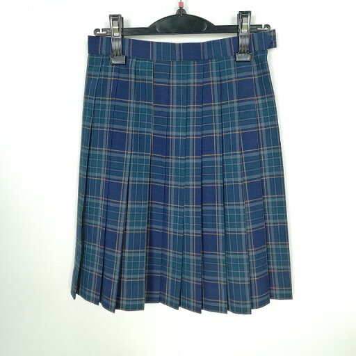 スクールスカート 夏物 w63-丈52 チェック 岐阜東高校 プリーツ 学生服 制服 女子 中古 HK0740 スクールスカート 夏物 w63-丈52 チェック 岐阜東高校 プリーツ 学生服 制服 女子 中古 HK0740