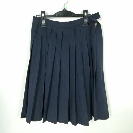 スクールスカート 夏物 w66-丈58 紺 中学 高校 プリーツ 学生服 制服 女子 中古 HK1444 スクールスカート 夏物 w66-丈58 紺 中学 高校 プリーツ 学生服 制服 女子 中古 HK1444