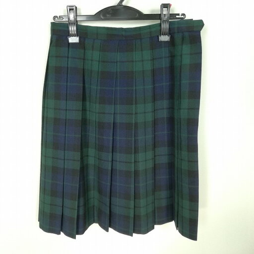 スクールスカート 夏物 w63-丈56 チェック 中学 高校 森英恵 プリーツ 学生服 制服 女子 中古 HK1538 スクールスカート 夏物 w63-丈56 チェック 中学 高校 森英恵 プリーツ 学生服 制服 女子 中古 HK1538