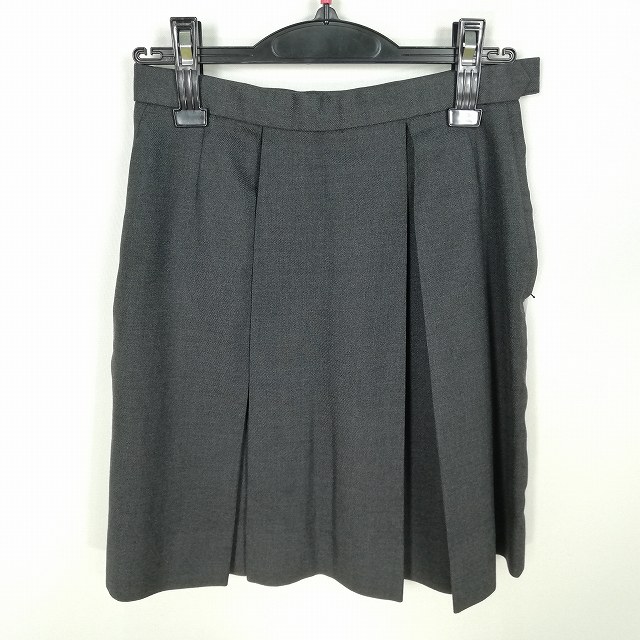 Other - スクールスカート 冬物 w63-丈47 グレー 中学 高校 プリーツ 学生服 制服 女子 中古 HK1663