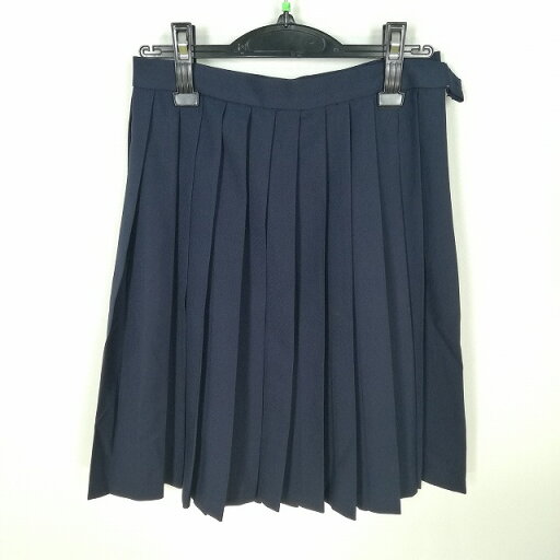 スクールスカート 冬物 w66-丈55 紺 中学 高校 プリーツ 学生服 制服 女子 中古 HK7988 スクールスカート 冬物 w66-丈55 紺 中学 高校 プリーツ 学生服 制服 女子 中古 HK7988