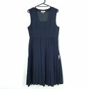 ジャンパースカート バスト86 ウエスト76 冬物 女子 学生服 中学 高校 紺 制服 中古 ランクC NA6971