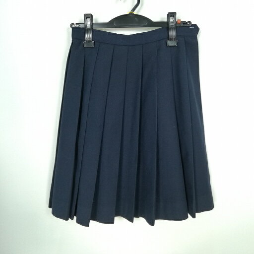 スクールスカート 冬物 w60-丈52 紺 中学 高校 山本寛斎 プリーツ 学生服 制服 女子 中古 HK0773 スクールスカート 冬物 w60-丈52 紺 中学 高校 山本寛斎 プリーツ 学生服 制服 女子 中古 HK0773