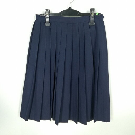 スクールスカート 冬物 w66-丈59 紺 中学 高校 プリーツ 学生服 制服 女子 中古 HK0779 スクールスカート 冬物 w66-丈59 紺 中学 高校 プリーツ 学生服 制服 女子 中古 HK0779