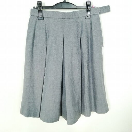 スクールスカート 大きいサイズ 冬物 w72-丈58 グレー 中学 高校 プリーツ 学生服 制服 女子 中古 HK1586 スクールスカート 大きいサイズ 冬物 w72-丈58 グレー 中学 高校 プリーツ 学生服 制服 女子 中古 HK1586