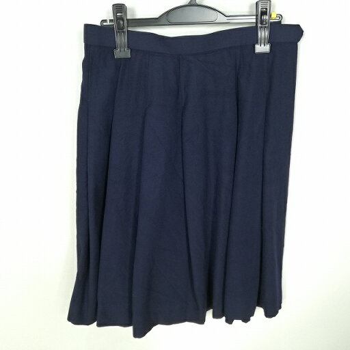 スクールスカート 冬物 w69-丈59 紺 中学 高校 プリーツ 学生服 制服 女子 中古 HK1609 スクールスカート 冬物 w69-丈59 紺 中学 高校 プリーツ 学生服 制服 女子 中古 HK1609