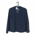 イートン 上着 大きいサイズ 特大 冬物 女子 学生服 中学 高校 紺 制服 中古 ランク EY8784