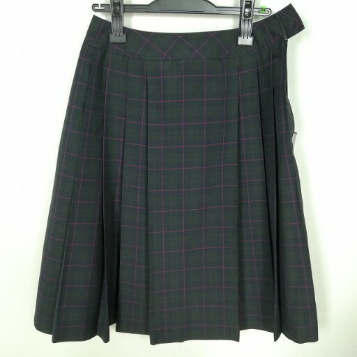 スクールスカート 夏物 w66-丈62 チェック 中学 高校 プリーツ 学生服 制服 女子 中古 HK9180 スクールスカート 夏物 w66-丈62 チェック 中学 高校 プリーツ 学生服 制服 女子 中古 HK9180