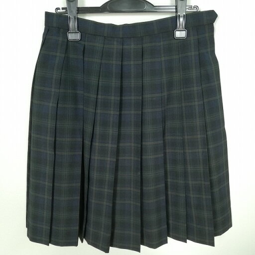 スクールスカート 夏物 w69-丈56 チェック 中学 高校 プリーツ 学生服 制服 女子 中古 HK9186 スクールスカート 夏物 w69-丈56 チェック 中学 高校 プリーツ 学生服 制服 女子 中古 HK9186
