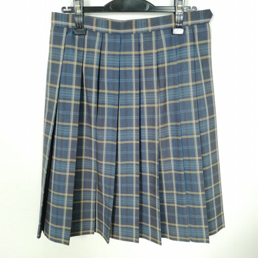 スクールスカート 夏物 w66-丈60 チェック 中学 高校 プリーツ 学生服 制服 女子 中古 HK9194 スクールスカート 夏物 w66-丈60 チェック 中学 高校 プリーツ 学生服 制服 女子 中古 HK9194