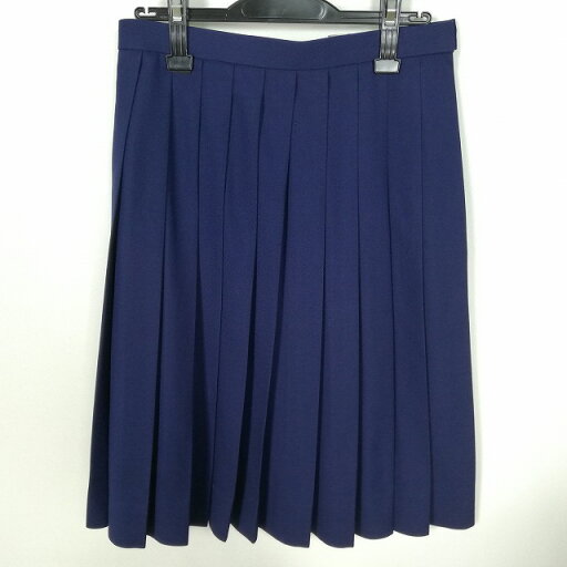 スクールスカート 冬物 w66-丈62 花紺 中学 高校 プリーツ 学生服 制服 女子 中古 HK9209 スクールスカート 冬物 w66-丈62 花紺 中学 高校 プリーツ 学生服 制服 女子 中古 HK9209
