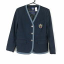 イートン 上着 冬物 女子 学生服 熊本城北高校 紺 制服 中古 ランクC NA1427
