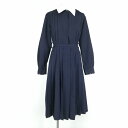 ワンピース 上着 冬物 女子 学生服 東京山脇学園中学高校 紺 制服 中古 ランクC NA1608