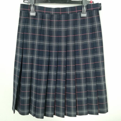 スクールスカート 夏物 w63-丈54 チェック 中学 高校 プリーツ 学生服 制服 女子 中古 HK9619 スクールスカート 夏物 w63-丈54 チェック 中学 高校 プリーツ 学生服 制服 女子 中古 HK9619