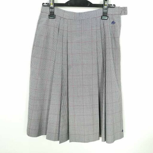 スクールスカート 大きいサイズ 夏物 w72-丈62 チェック 大阪泉大津高校 プリーツ 学生服 制服 女子 中古 HK9648 スクールスカート 大きいサイズ 夏物 w72-丈62 チェック 大阪泉大津高校 プリーツ 学生服 制服 女子 中古 HK9648