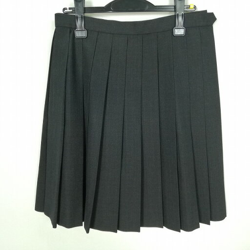 スクールスカート 夏物 w69-丈53 グレー 神奈川鎌倉女子大学高等部 プリーツ 学生服 制服 女子 中古 HK9657 スクールスカート 夏物 w69-丈53 グレー 神奈川鎌倉女子大学高等部 プリーツ 学生服 制服 女子 中古 HK9657