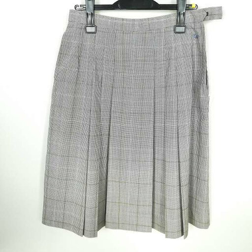 スクールスカート 夏物 w69-丈64 チェック 中学 高校 プリーツ 学生服 制服 女子 中古 HK9661 スクールスカート 夏物 w69-丈64 チェック 中学 高校 プリーツ 学生服 制服 女子 中古 HK9661