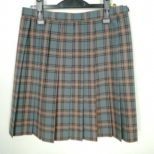 スクールスカート 夏物 w69-丈53 チェック 中学 高校 プリーツ 学生服 制服 女子 中古 HK9666 スクールスカート 夏物 w69-丈53 チェック 中学 高校 プリーツ 学生服 制服 女子 中古 HK9666