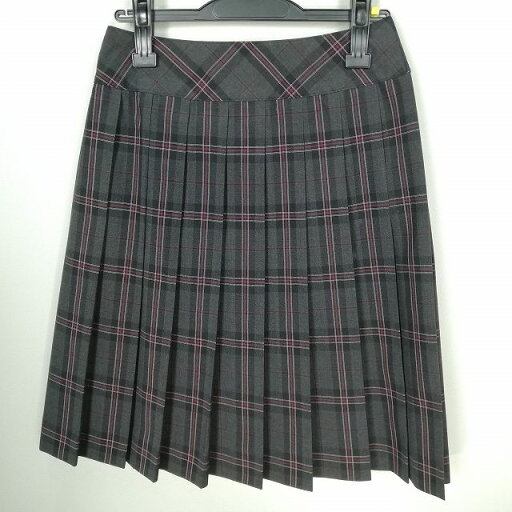 スクールスカート 夏物 w69-丈56 チェック 中学 高校 プリーツ 学生服 制服 女子 中古 HK9670 スクールスカート 夏物 w69-丈56 チェック 中学 高校 プリーツ 学生服 制服 女子 中古 HK9670