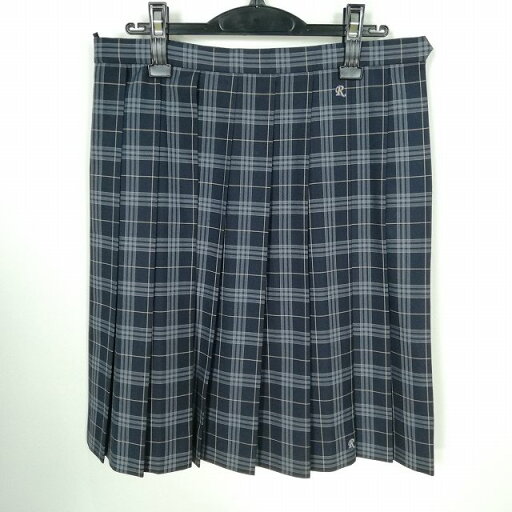 スクールスカート 夏物 w69-丈55 チェック 中学 高校 プリーツ 学生服 制服 女子 中古 HK9672 スクールスカート 夏物 w69-丈55 チェック 中学 高校 プリーツ 学生服 制服 女子 中古 HK9672