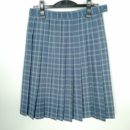 スクールスカート 夏物 w63-丈58 チェック 中学 高校 プリーツ 学生服 制服 女子 中古 HK9673 スクールスカート 夏物 w63-丈58 チェック 中学 高校 プリーツ 学生服 制服 女子 中古 HK9673
