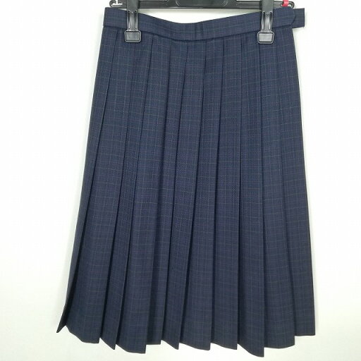 スクールスカート 冬物 w63-丈64 チェック 山口下松中学 プリーツ 学生服 制服 女子 中古 HK9684 スクールスカート 冬物 w63-丈64 チェック 山口下松中学 プリーツ 学生服 制服 女子 中古 HK9684