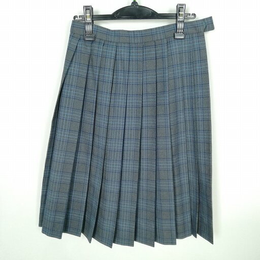 スクールスカート 冬物 w66-丈63 チェック 中学 高校 プリーツ 学生服 制服 女子 中古 HK9691 スクールスカート 冬物 w66-丈63 チェック 中学 高校 プリーツ 学生服 制服 女子 中古 HK9691