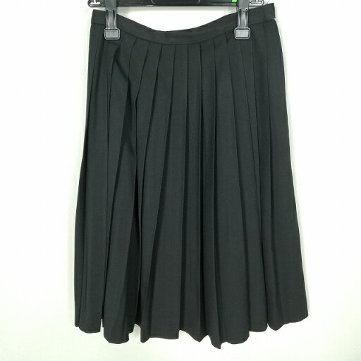 スクールスカート 冬物 w66-丈64 黒 中学 高校 プリーツ 学生服 制服 女子 中古 HK9737 スクールスカート 冬物 w66-丈64 黒 中学 高校 プリーツ 学生服 制服 女子 中古 HK9737