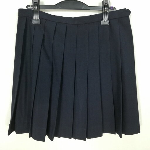 スクールスカート 大きいサイズ 冬物 w75-丈47 紺 中学 高校 プリーツ 学生服 制服 女子 中古 HK9744 スクールスカート 大きいサイズ 冬物 w75-丈47 紺 中学 高校 プリーツ 学生服 制服 女子 中古 HK9744