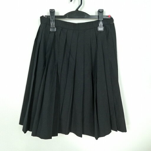 スクールスカート 夏物 w63-丈54 黒 中学 高校 プリーツ 学生服 制服 女子 中古 HK0051 スクールスカート 夏物 w63-丈54 黒 中学 高校 プリーツ 学生服 制服 女子 中古 HK0051