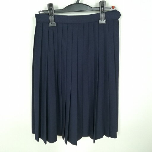 スクールスカート 夏物 w60-丈59 紺 中学 高校 プリーツ 学生服 制服 女子 中古 HK0087 スクールスカート 夏物 w60-丈59 紺 中学 高校 プリーツ 学生服 制服 女子 中古 HK0087