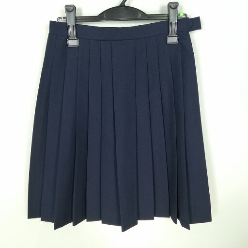 スクールスカート 夏物 w66-丈56 紺 中学 高校 プリーツ 学生服 制服 女子 中古 HK0094 スクールスカート 夏物 w66-丈56 紺 中学 高校 プリーツ 学生服 制服 女子 中古 HK0094