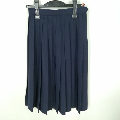 スクールスカート 夏物 w60-丈63 紺 中学 高校 プリーツ 学生服 制服 女子 中古 HK0096 スクールスカート 夏物 w60-丈63 紺 中学 高校 プリーツ 学生服 制服 女子 中古 HK0096