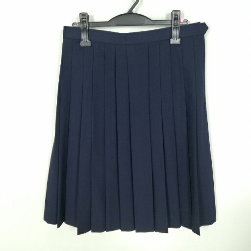 スクールスカート 大きいサイズ 夏物 w72-丈62 紺 中学 高校 プリーツ 学生服 制服 女子 中古 HK0112 スクールスカート 大きいサイズ 夏物 w72-丈62 紺 中学 高校 プリーツ 学生服 制服 女子 中古 HK0112