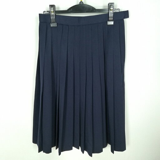 スクールスカート 冬物 w69-丈66 紺 中学 高校 プリーツ 学生服 制服 女子 中古 HK0123 スクールスカート 冬物 w69-丈66 紺 中学 高校 プリーツ 学生服 制服 女子 中古 HK0123