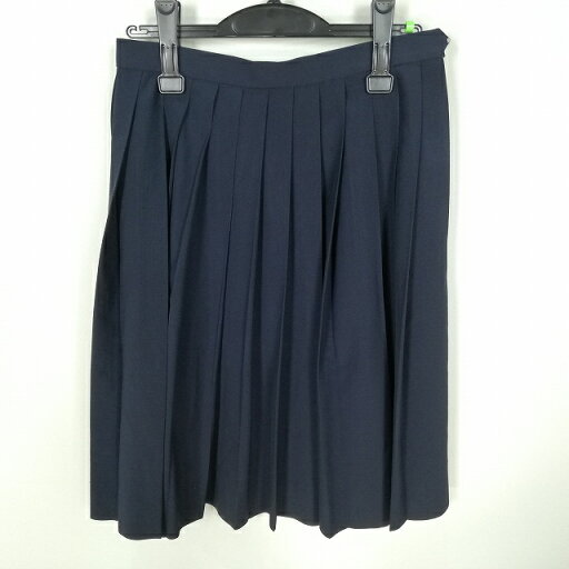 スクールスカート 夏物 w66-丈59 紺 中学 高校 プリーツ 学生服 制服 女子 中古 HK0156 スクールスカート 夏物 w66-丈59 紺 中学 高校 プリーツ 学生服 制服 女子 中古 HK0156