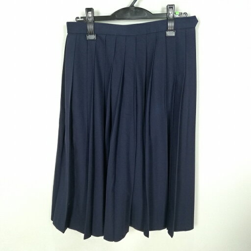 スクールスカート 夏物 w66-丈68 紺 中学 高校 プリーツ 学生服 制服 女子 中古 HK0160 スクールスカート 夏物 w66-丈68 紺 中学 高校 プリーツ 学生服 制服 女子 中古 HK0160