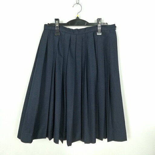 スクールスカート 夏物 w69-丈64 紺 中学 高校 プリーツ 学生服 制服 女子 中古 HK0194 スクールスカート 夏物 w69-丈64 紺 中学 高校 プリーツ 学生服 制服 女子 中古 HK0194