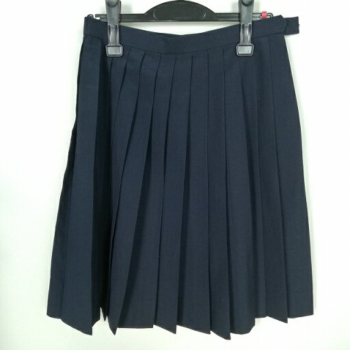 スクールスカート 夏物 w63-丈55 紺 中学 高校 プリーツ 学生服 制服 女子 中古 HK0262 スクールスカート 夏物 w63-丈55 紺 中学 高校 プリーツ 学生服 制服 女子 中古 HK0262