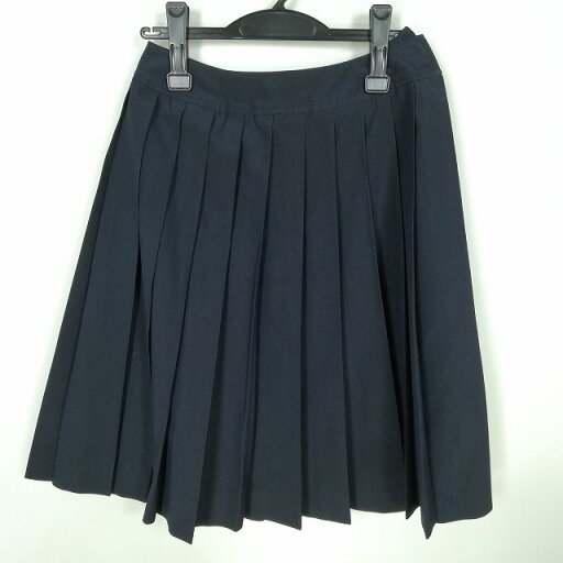 スクールスカート 夏物 w63-丈58 紺 中学 高校 プリーツ 学生服 制服 女子 中古 HK0282 スクールスカート 夏物 w63-丈58 紺 中学 高校 プリーツ 学生服 制服 女子 中古 HK0282