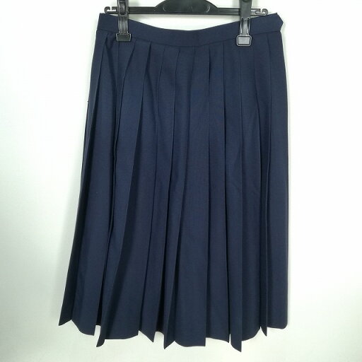 スクールスカート 夏物 w69-丈68 紺 中学 高校 プリーツ 学生服 制服 女子 中古 HK0347 スクールスカート 夏物 w69-丈68 紺 中学 高校 プリーツ 学生服 制服 女子 中古 HK0347