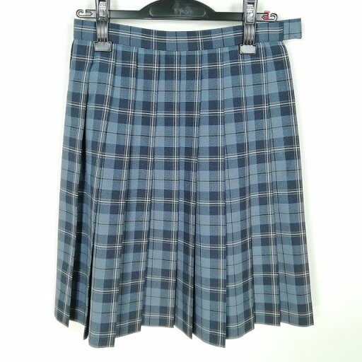 スクールスカート 夏物 w63-丈53 チェック 中学 高校 プリーツ 学生服 制服 女子 中古 HK0800 スクールスカート 夏物 w63-丈53 チェック 中学 高校 プリーツ 学生服 制服 女子 中古 HK0800