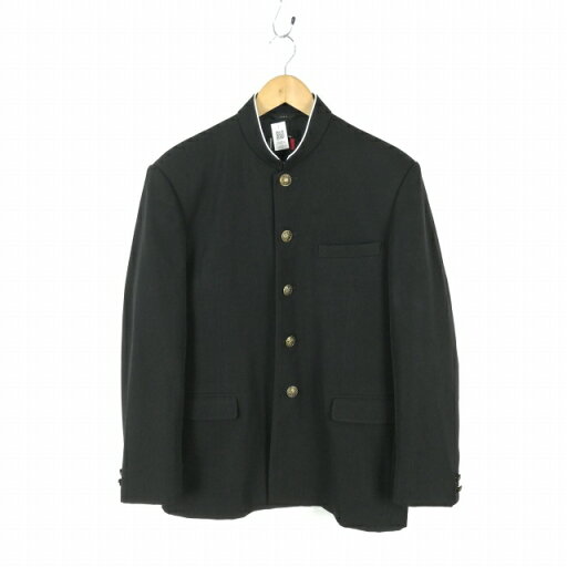 学生服 学ラン 175A 男子 カンコー 上着 丸洗い可 ウール混 標準型学生服 ラウンドカラー カシドス 黒 中古 ランクB a3 JJ6732 学生服 学ラン 175A 男子 カンコー 上着 丸洗い可 ウール混 標準型学生服 ラウンドカラー カシドス 黒 中古 ランクB a3 JJ6732